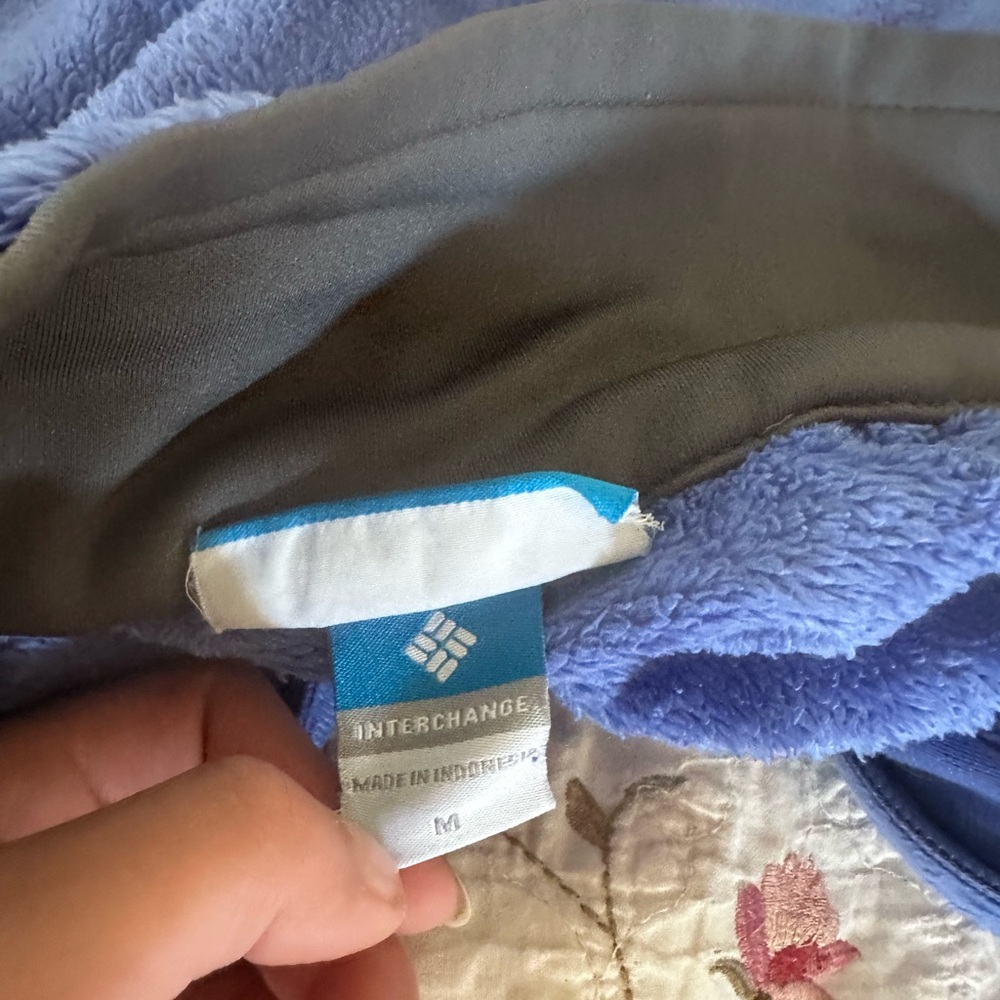 Columbia Blue and Gray Interchange Fleece